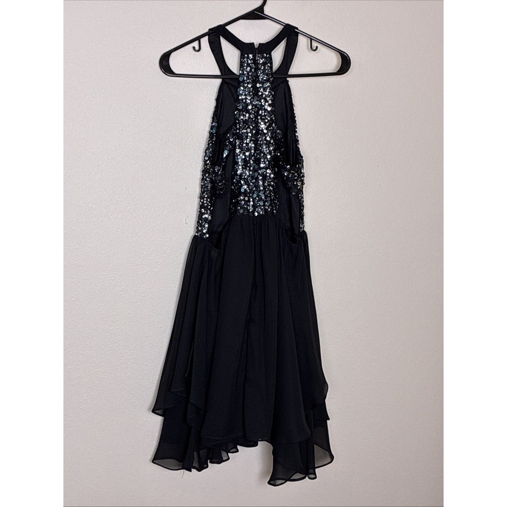 Hailey Logan by Adrianna Papell Dress with Sequins and Cutouts Size 7/8 - Picture 5 of 13